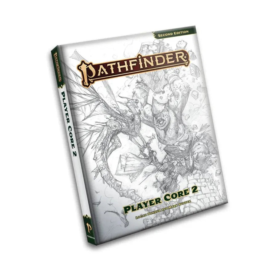 Pathfinder: Player Core 2 Rulebook (Sketch Cover Edition).